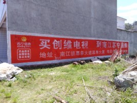 资兴墙体广告公司全面解决农村墙体广告痛点