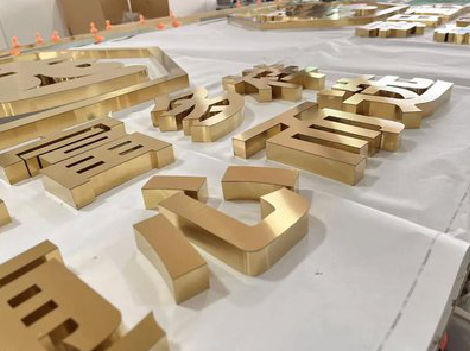 资兴拉丝不锈钢字的特点。